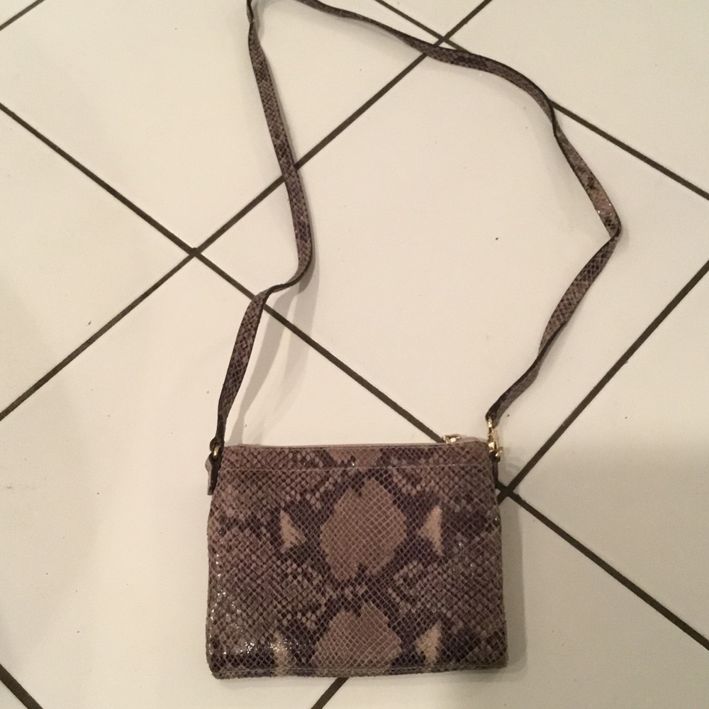 Michael Kors Python Pattern Crossbody Bag - Tan - image 6